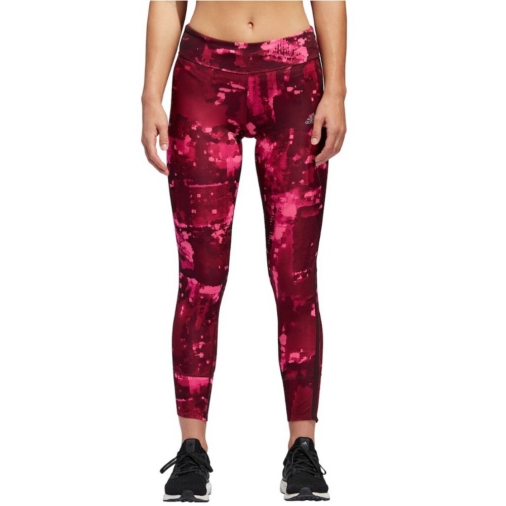 Adidas Response Energy Running ⅞ Leggings Pink/Red